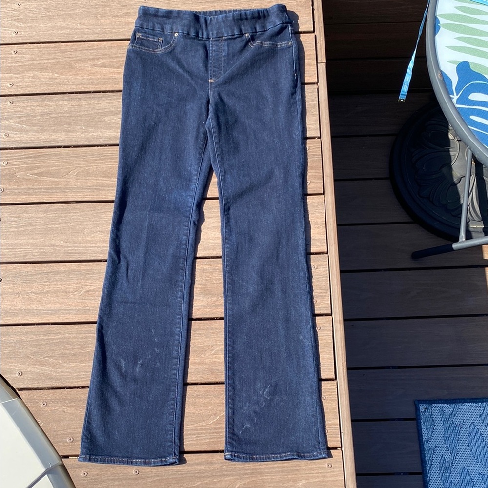 Chico's Blue Straight Leg Jeans Timeless Style